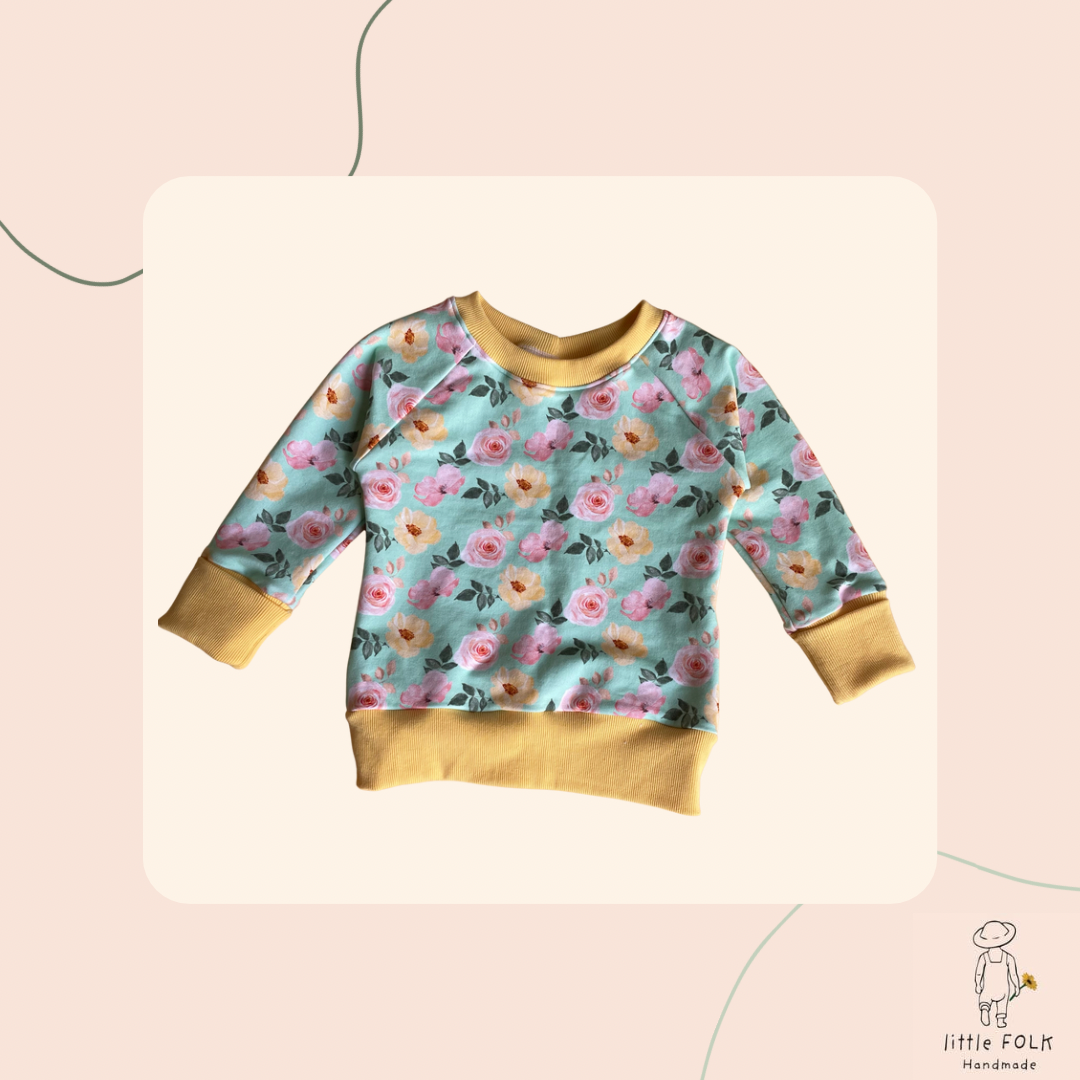 Floral Jumper Yellow 1-3 years