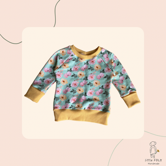 Floral Jumper Yellow 1-3 years