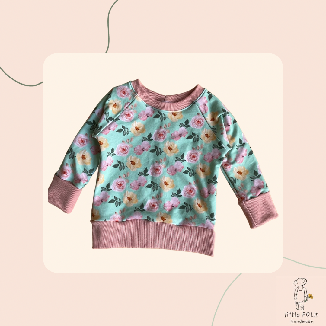 Floral Jumper Pink 1-3 years